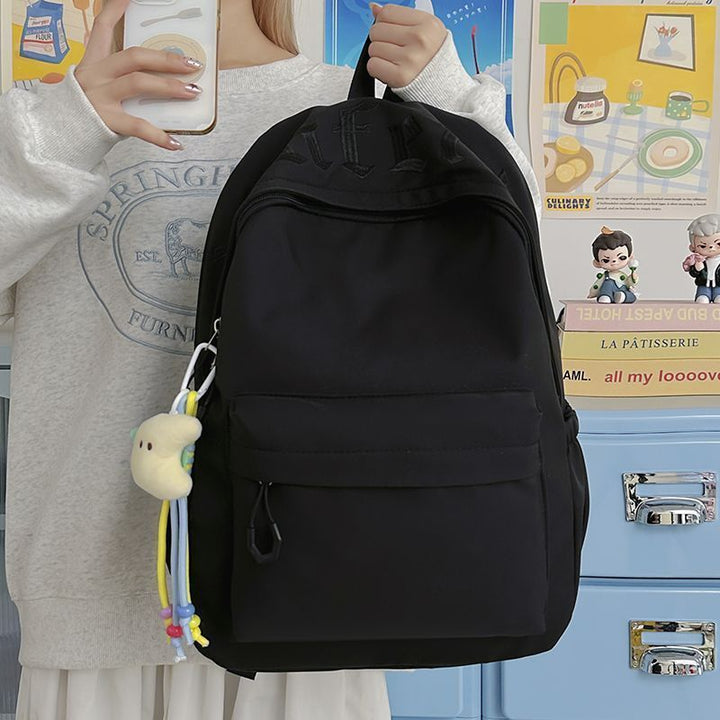 Modischer Rucksack mit Abnehmbaren Charms Karnz
