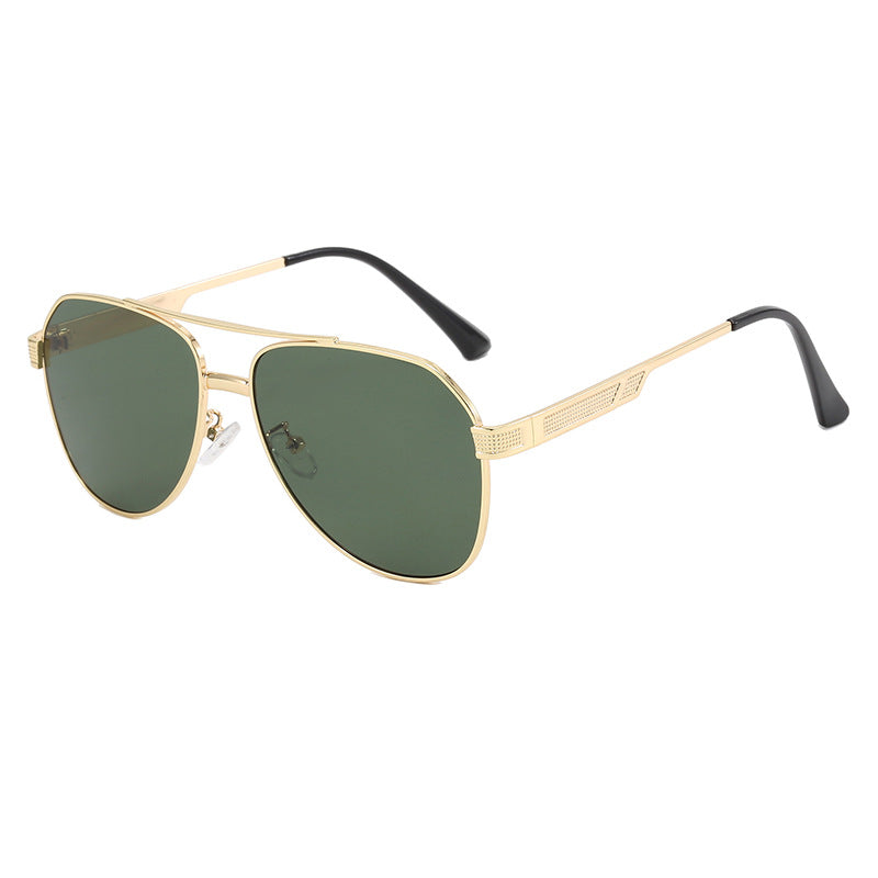 Damen elegante Aviator-Sonnenbrille mit robustem Metallrahmen und UV-Schutz Karnz