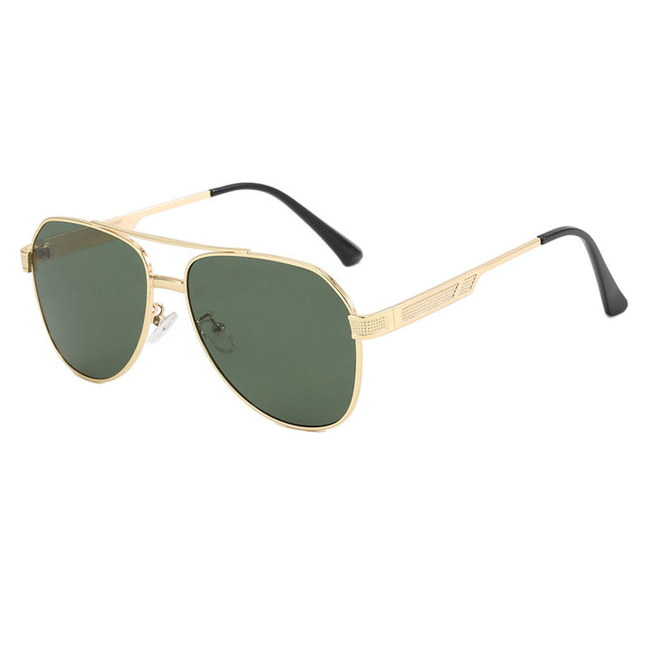 Damen elegante Aviator-Sonnenbrille mit robustem Metallrahmen und UV-Schutz Karnz