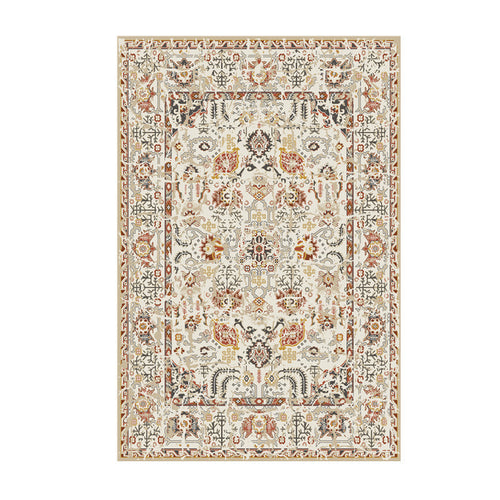 Vintage-inspirierter Blumenmuster-Teppich