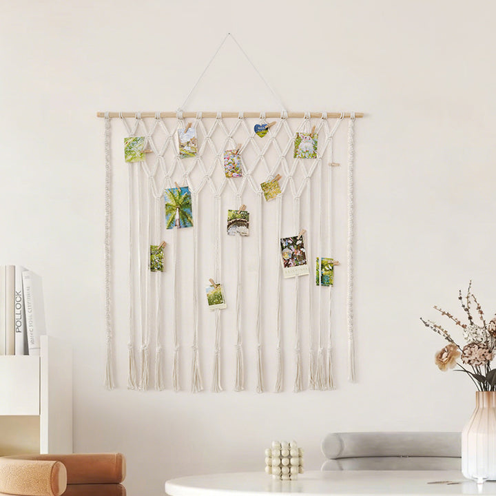 Macrame Fotoanzeige Wandbehang