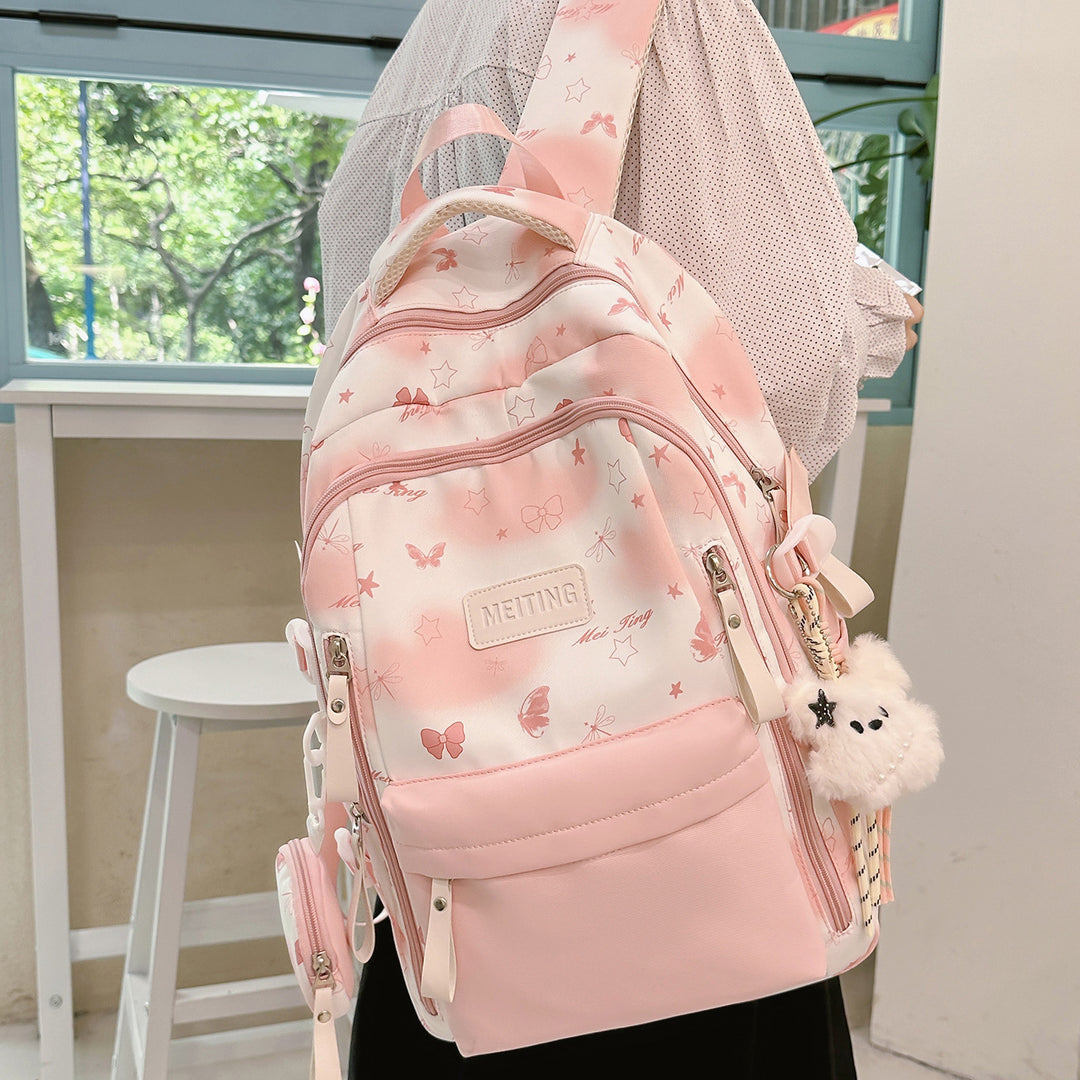 Trendiger Gemusterter Rucksack Karnz
