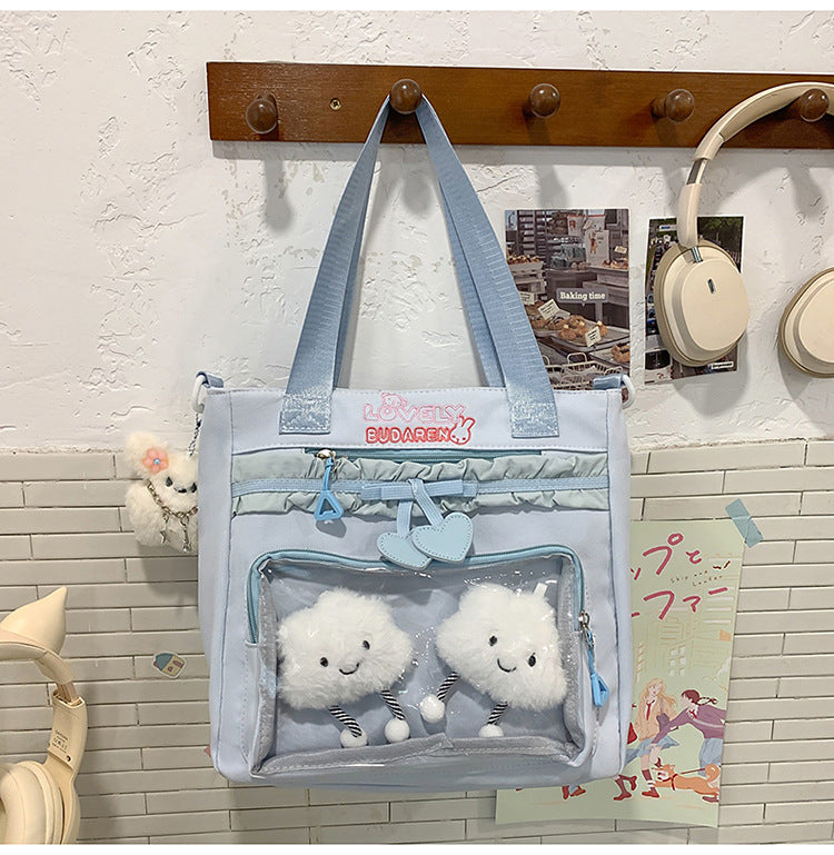 Transparenter Fronttasche Freizeit Rucksack Karnz
