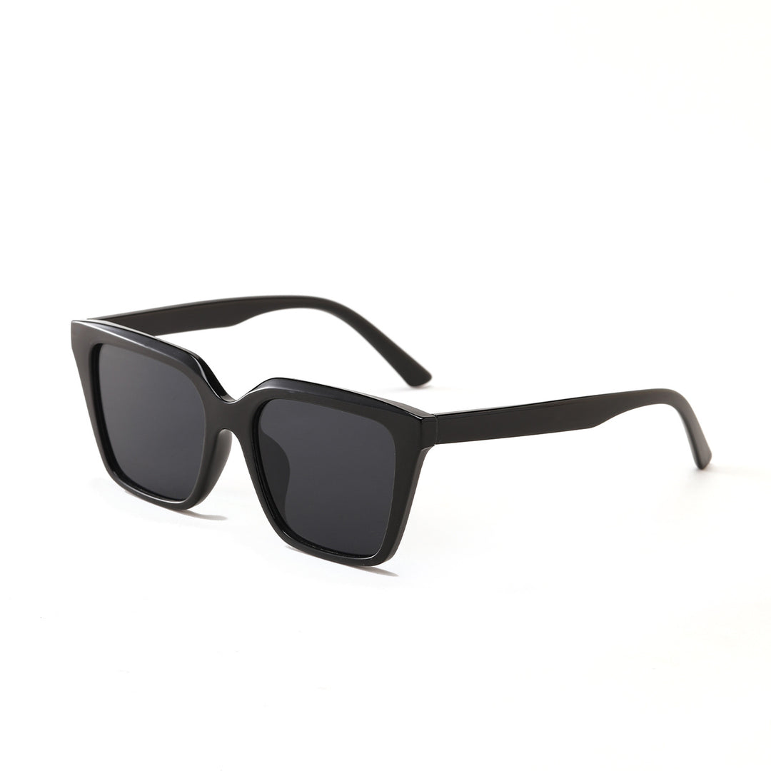 Damen geometrische Sonnenbrille mit schützendem UV-Filter und stylischem Schildpatt-Design Karnz