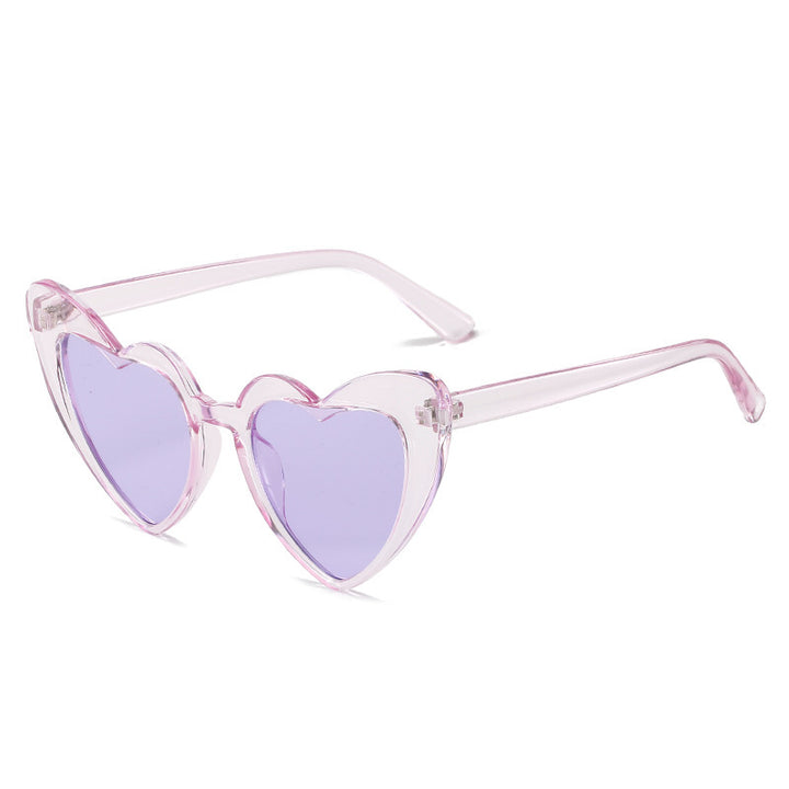 Herzförmige Mode-Sonnenbrille Karnz