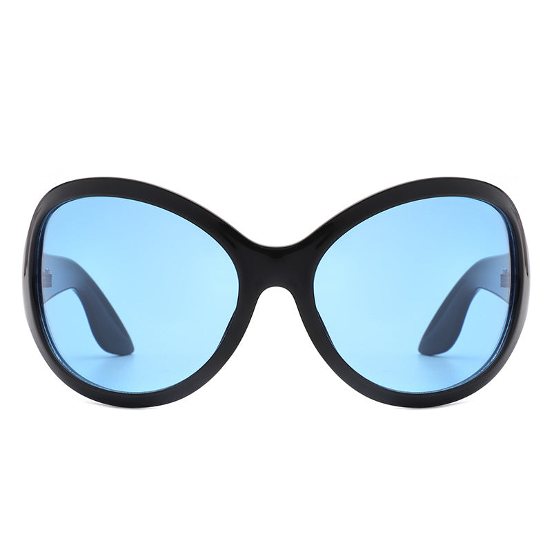 Damen Sonnenbrille im stilvollen Schmetterlingsdesign mit UV-Schutz und breitem Rahmen Karnz