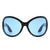 Damen Sonnenbrille im stilvollen Schmetterlingsdesign mit UV-Schutz und breitem Rahmen Karnz