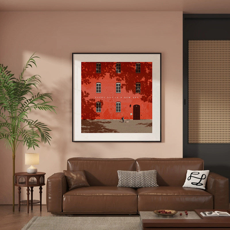 Rahmen inspirierende Wandkunst Druck