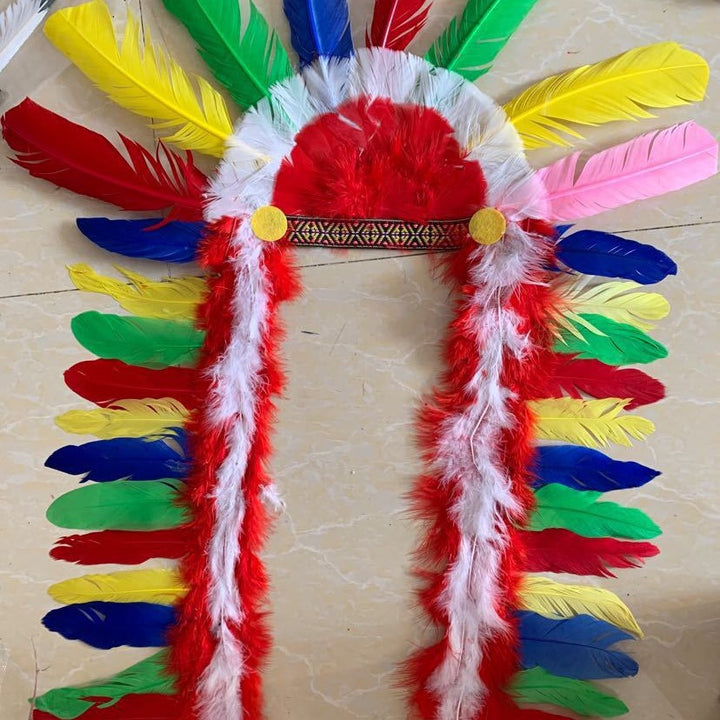 Indianischer Federkopfschmuck