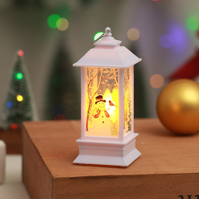 Nostalgische Weihnachtslaterne mit LED-Leuchte Karnz