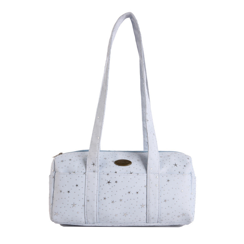 WoStylish Star-Beschmückte Schultertasche Karnz