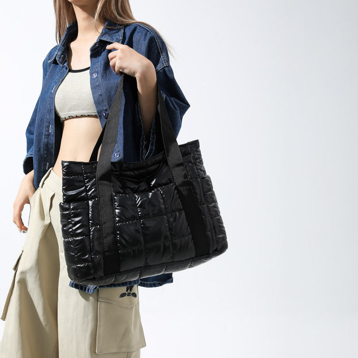 Stylische Puffer-Tote-Bag Karnz
