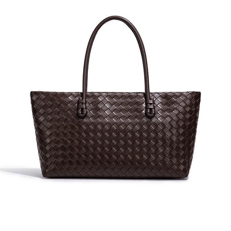Woven Leather Tote Bag Karnz