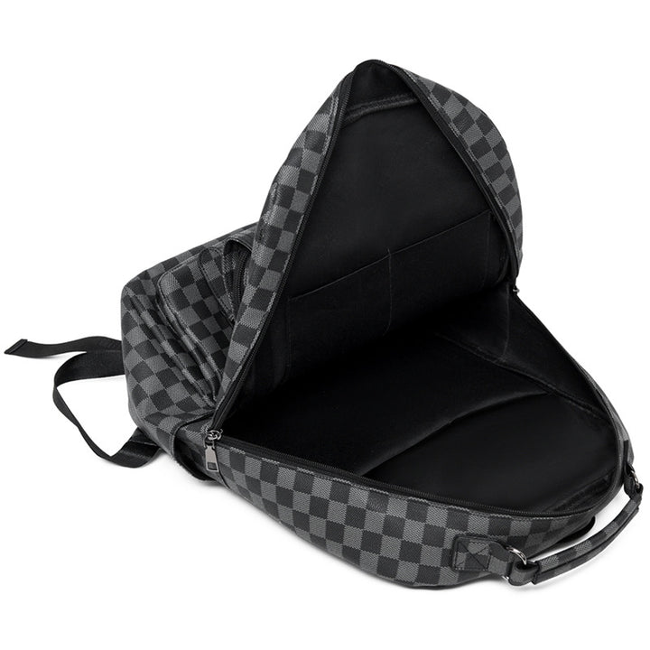 Stilvolle Schachbrett-Laptop-Rucksack Karnz