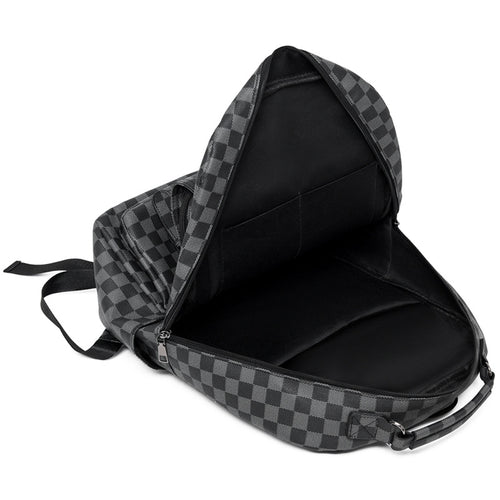 Stilvolle Schachbrett-Laptop-Rucksack Karnz