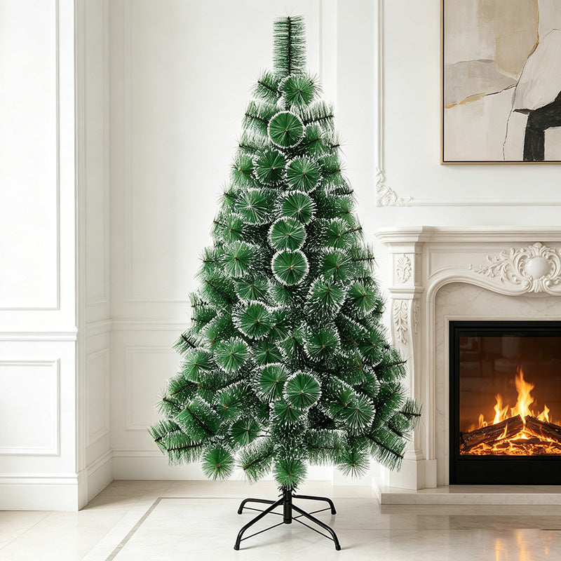 Künstlicher Schnee-bedeckter Weihnachtsbaum