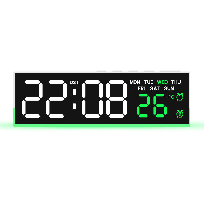 Digitaler Multifunktionaler LED-Wecker mit Temperatur- und Wochentagsanzeige Karnz