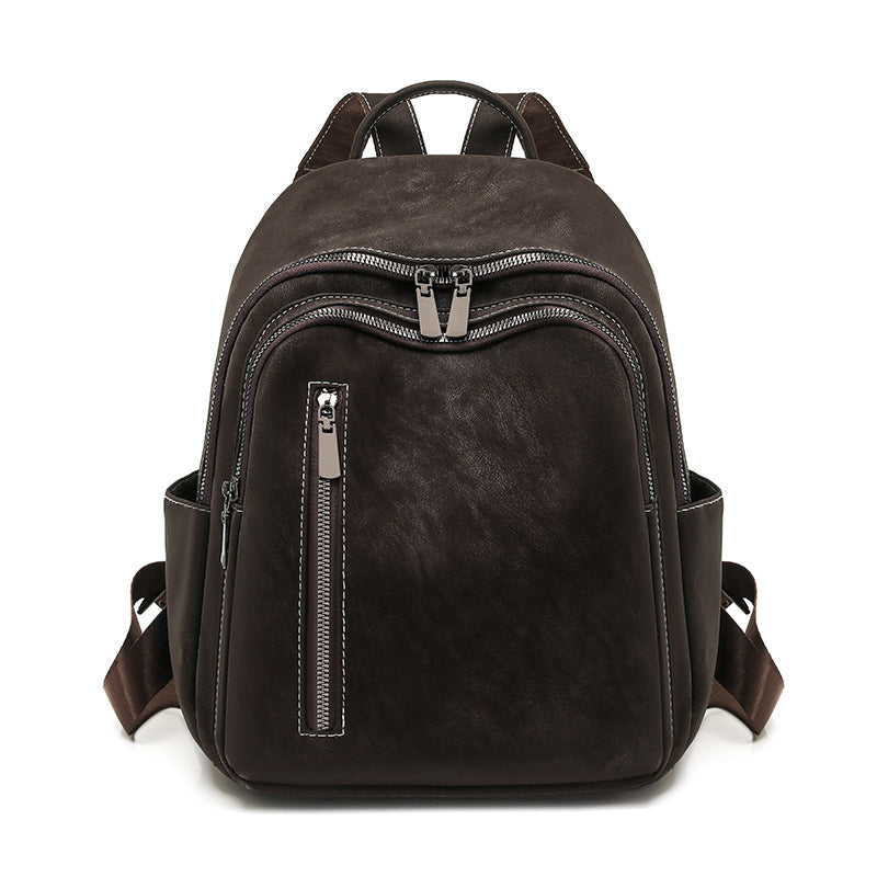Stylischer Leder-Rucksack Karnz