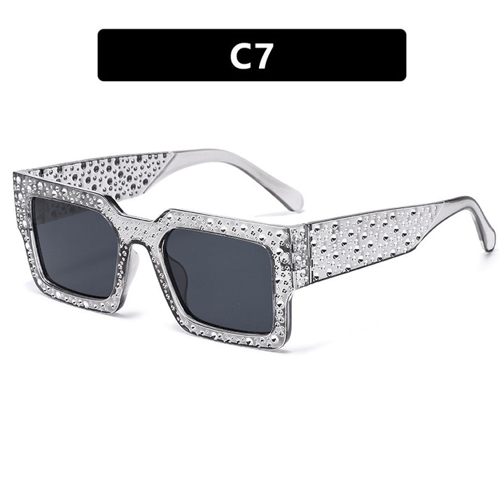 Damen extravagante Sonnenbrille mit funkelndem Akzent Karnz