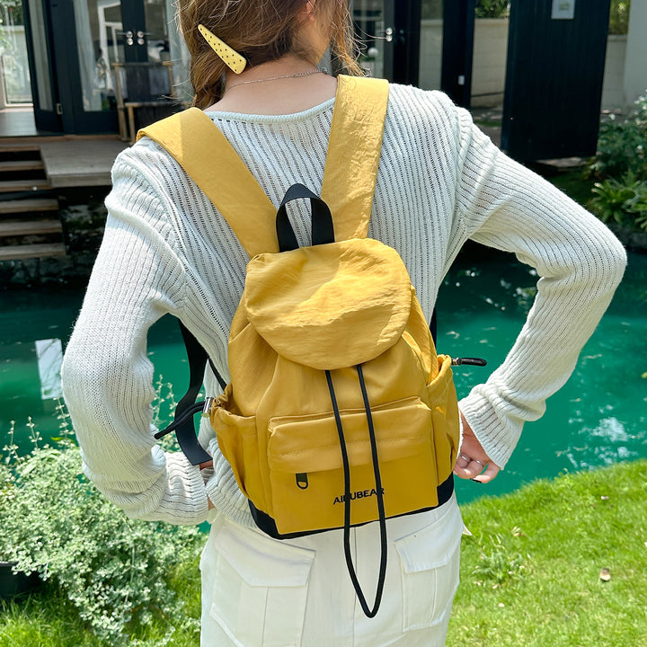 Multi-Taschen Stilvoller Rucksack mit Verstellbaren Trägern Karnz