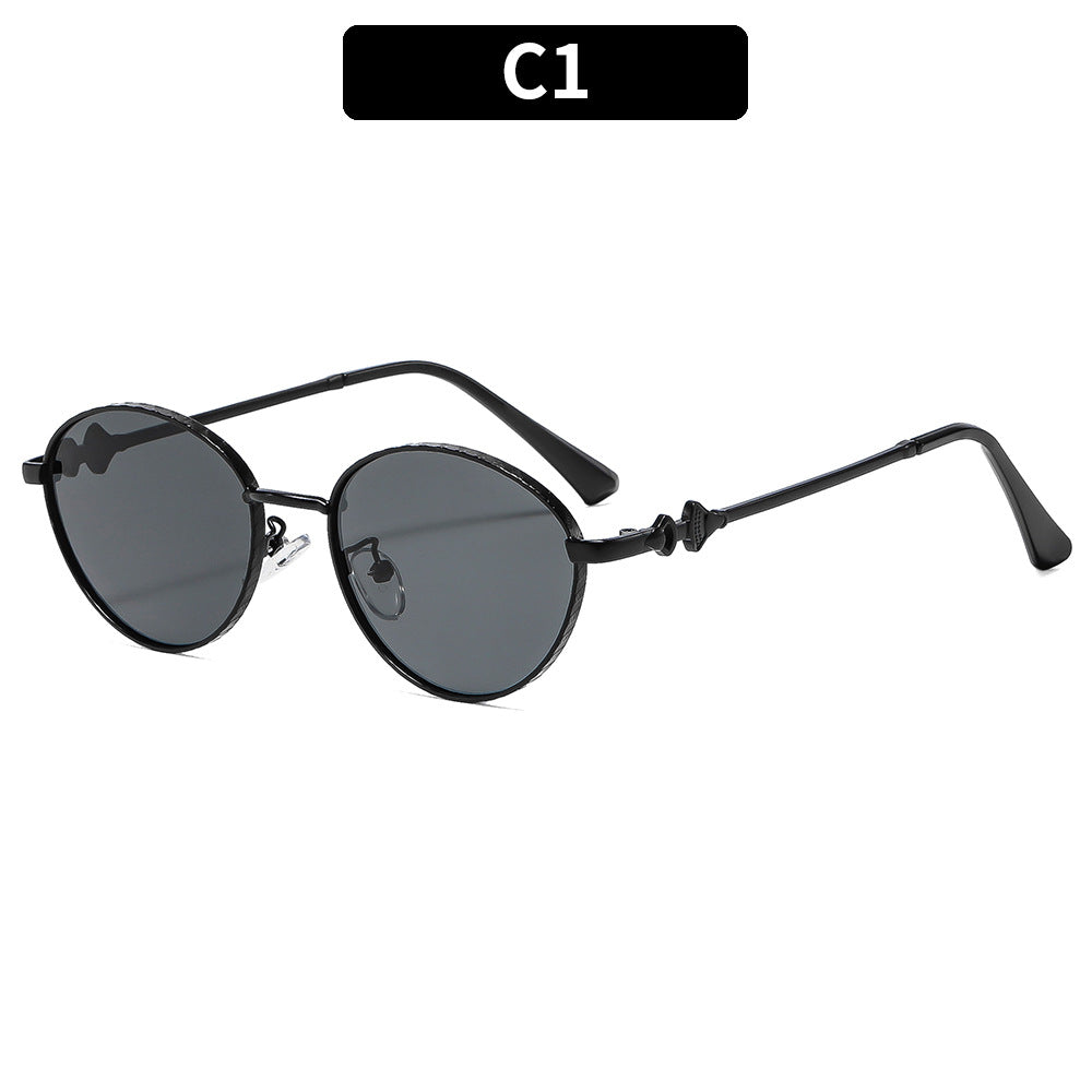 Künstlerische ovale Rahmen-Sonnenbrille