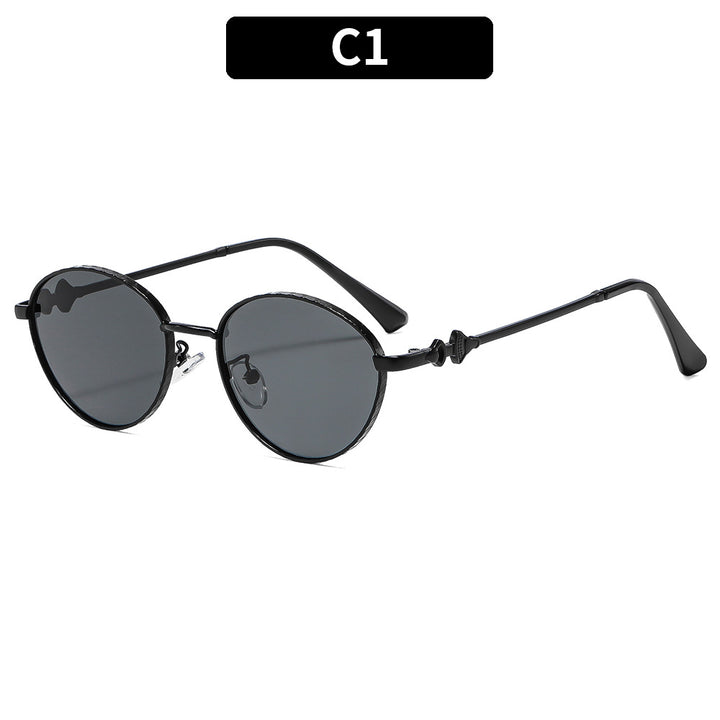 Künstlerische ovale Rahmen-Sonnenbrille