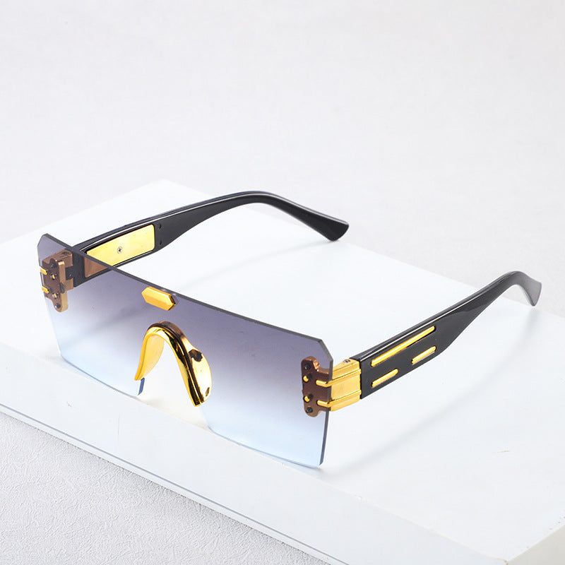 Damen futuristische Fashion-Sonnenbrille Karnz