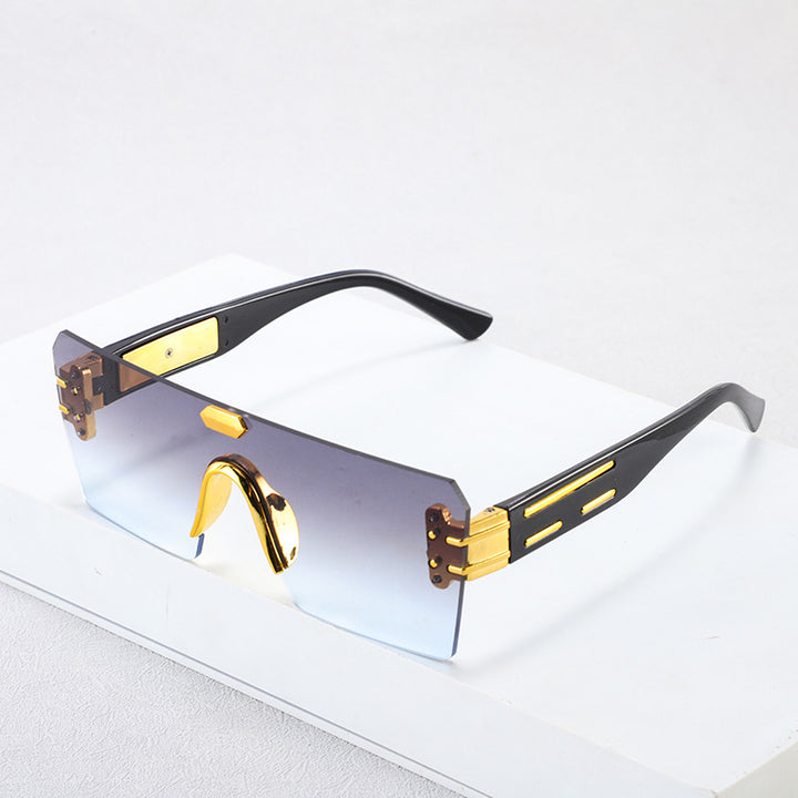 Damen futuristische Fashion-Sonnenbrille Karnz