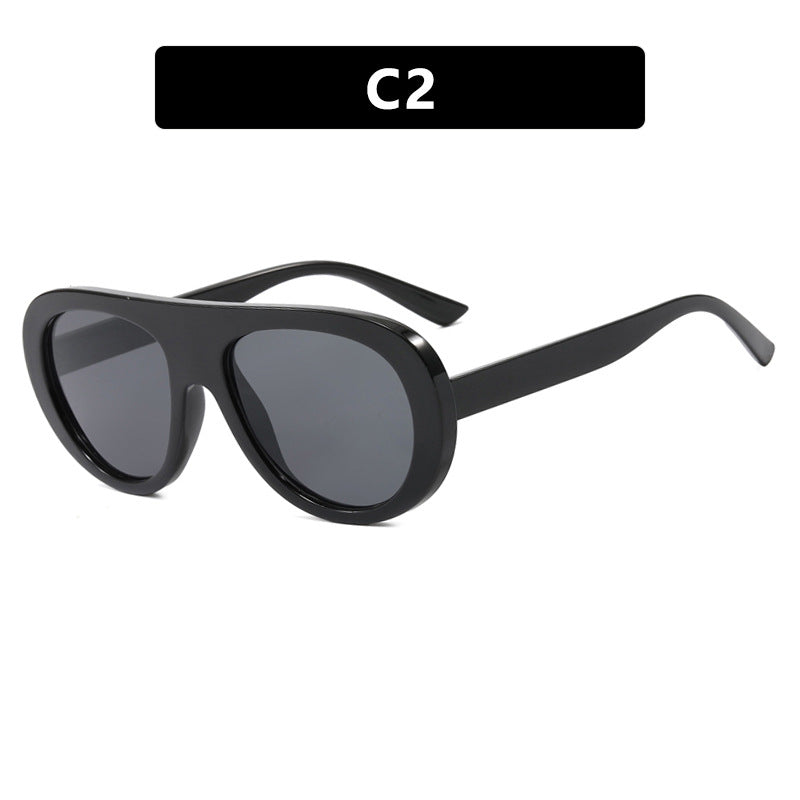 Damen stylische Sonnenbrille mit einzigartigem futuristischen Design Karnz
