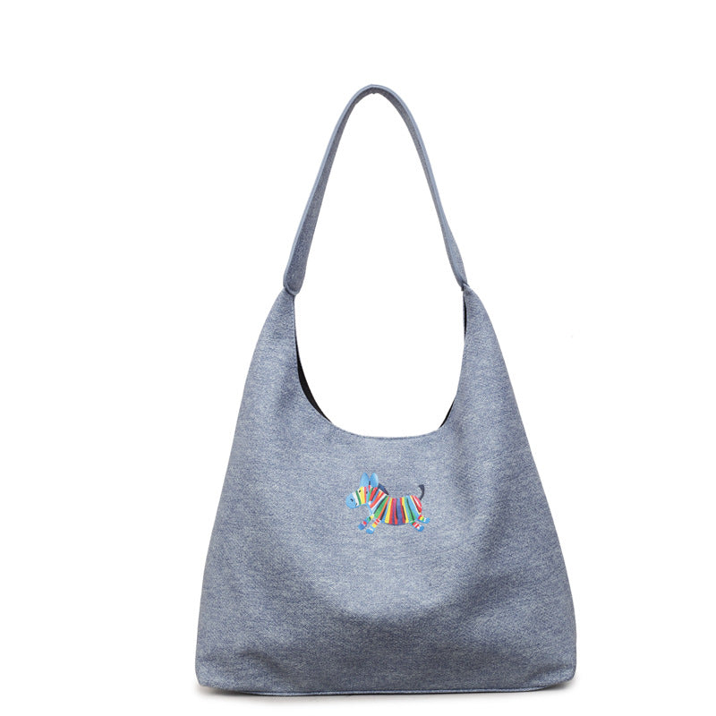 Süße Hundethemen-Schultertasche