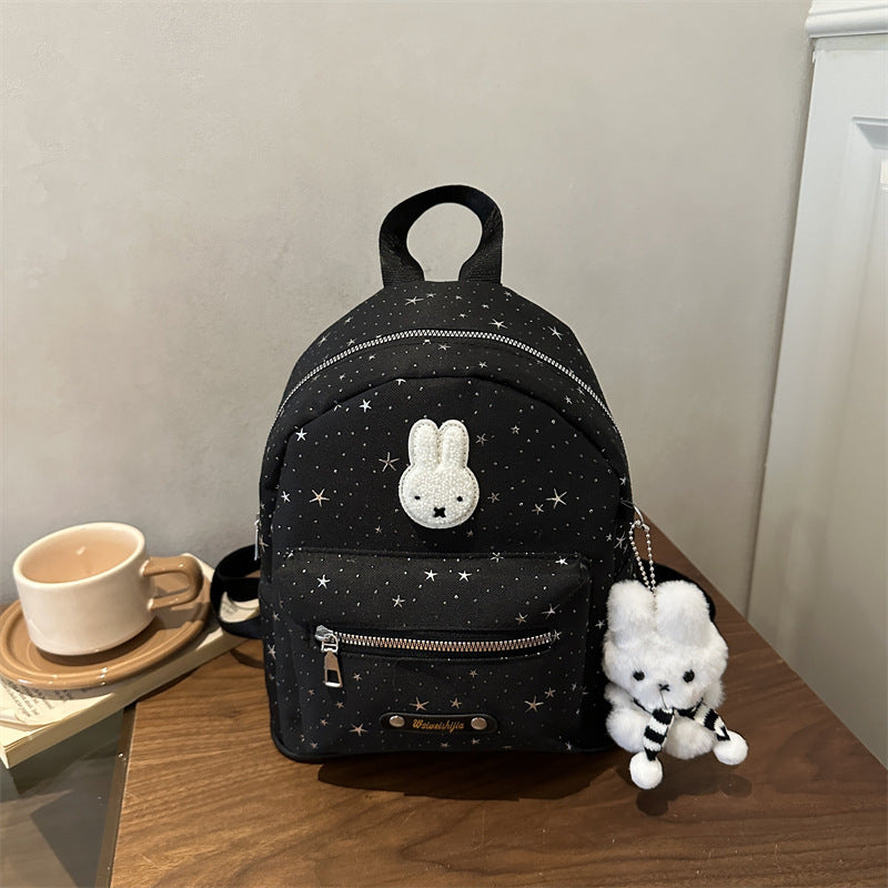 Süßes Kaninchen-Themen Mini-Rucksack