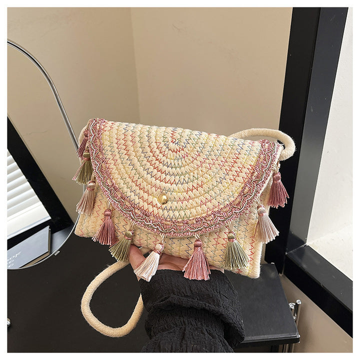 Bohemian Gewobene Clutch-Tasche Karnz