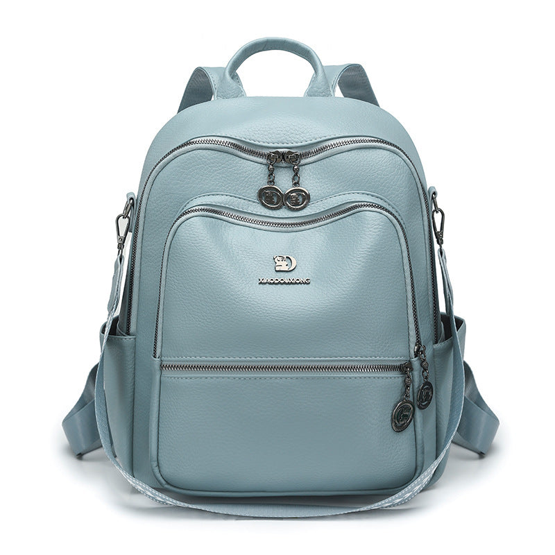 Multi-Funktionaler Leder-Rucksack Karnz