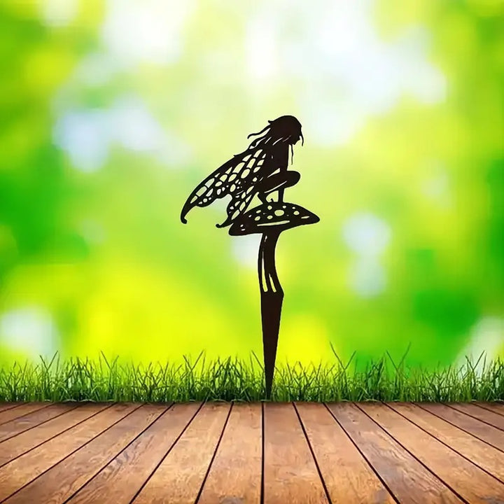 Gartenstecker mit Feenmotiv Karnz