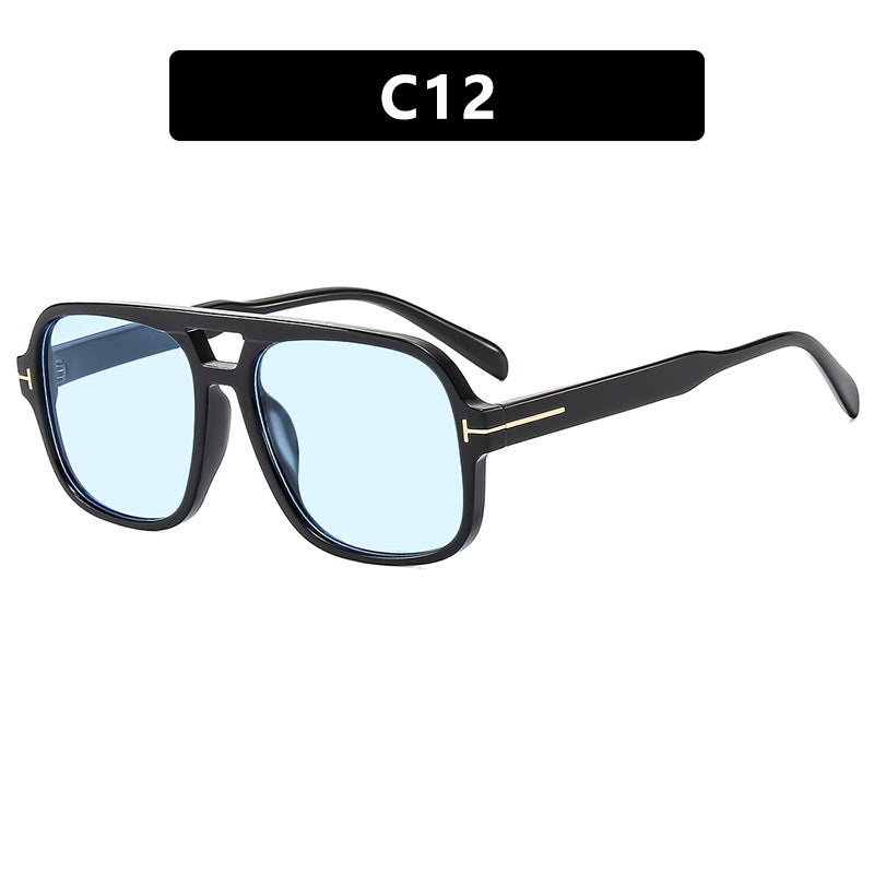 Damen quadratische Designerbrille mit filigranem Rahmen und modernem Kunststoffmaterial Karnz