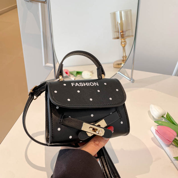 Punktmuster Mini-Handtasche