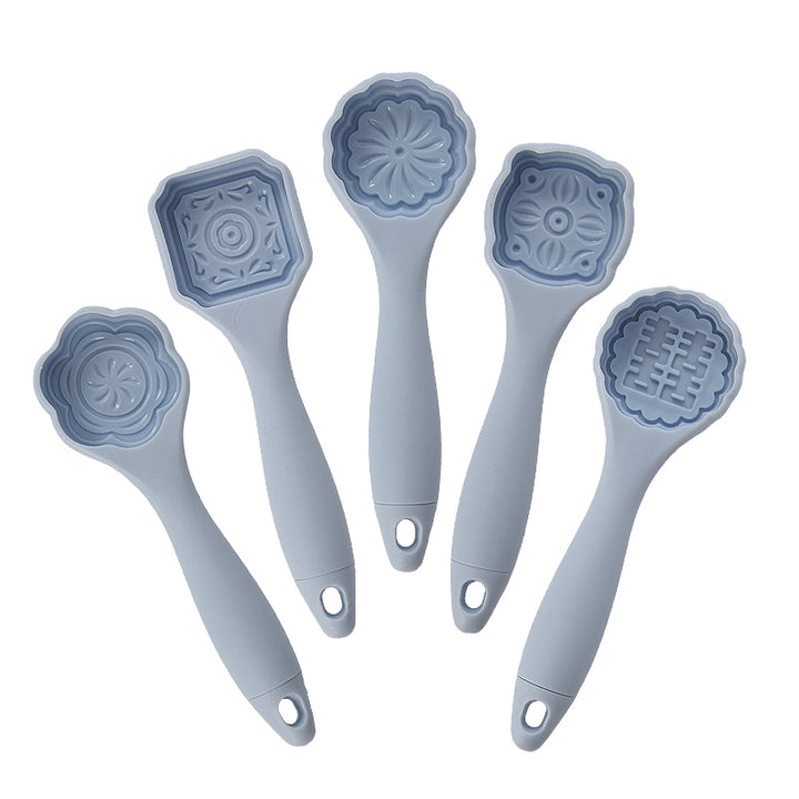 Silikon-Plätzchenstempel Set mit Verschiedenen Mustern Karnz
