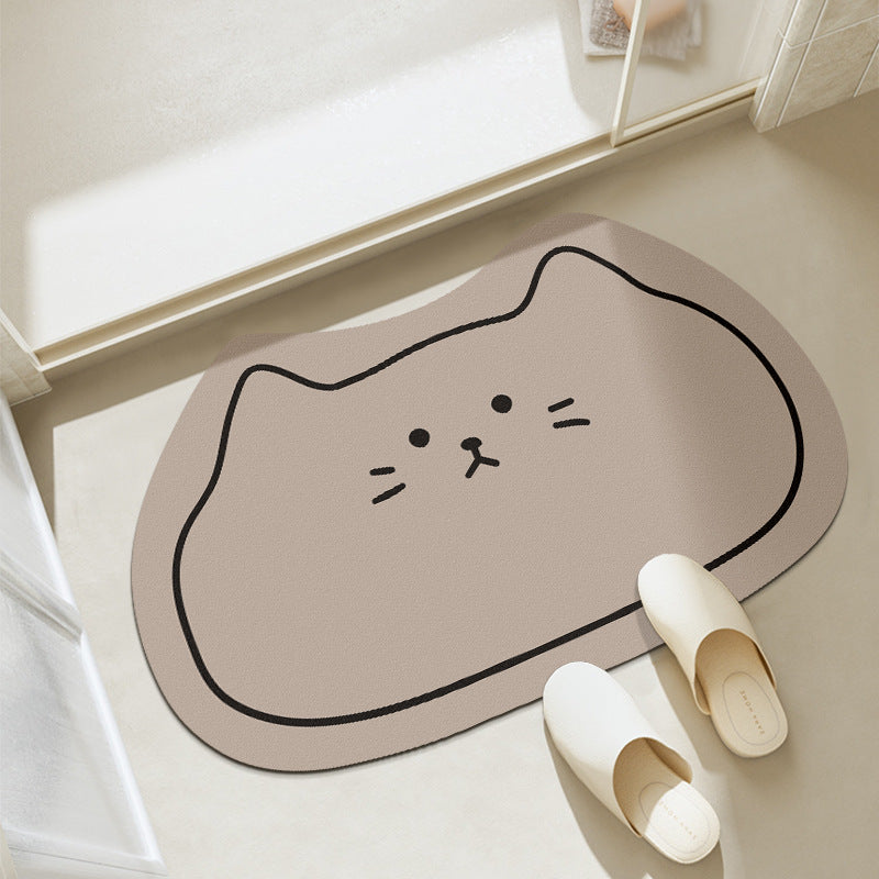 Katzen-Themen-Badmatte