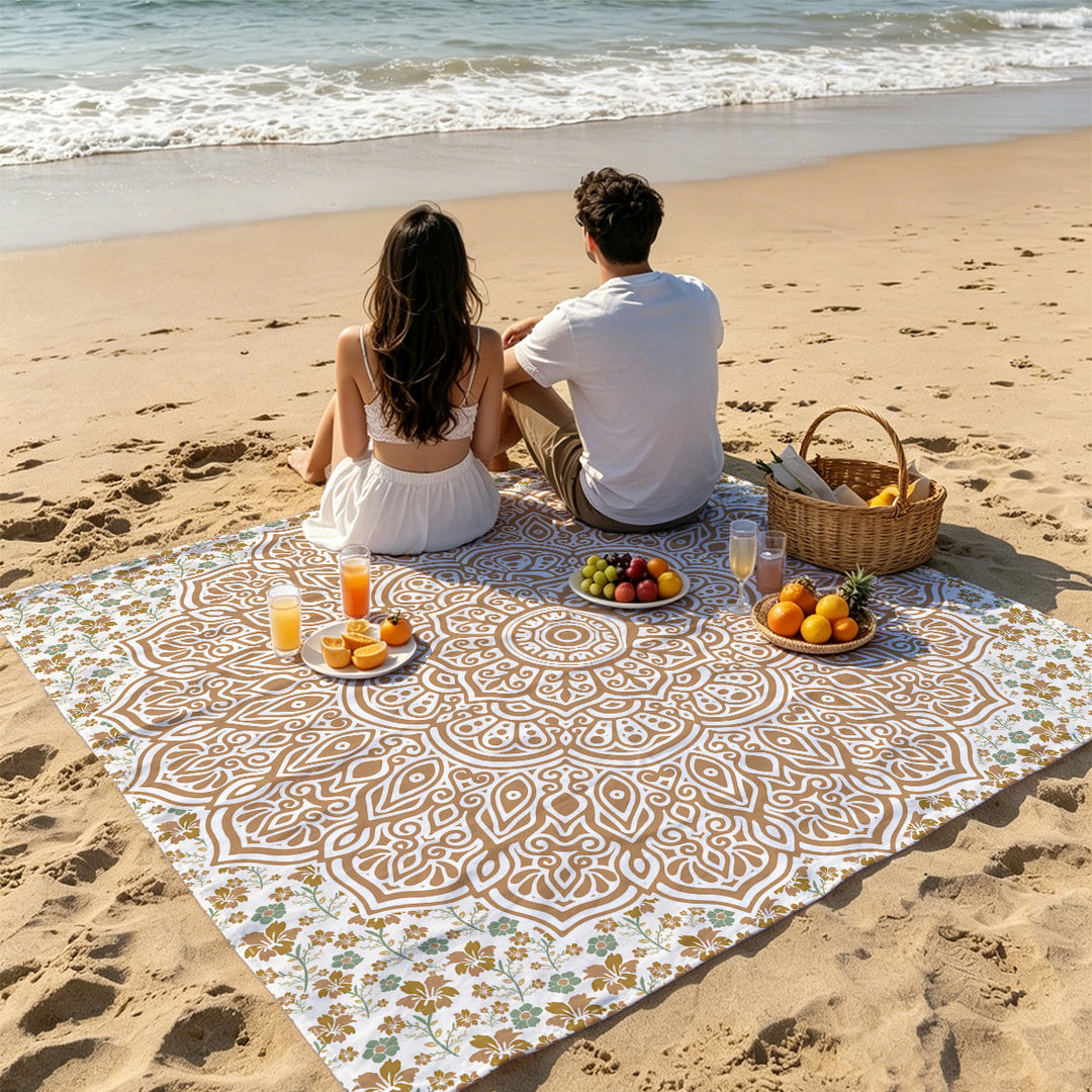 Mandala Design Strandmatte Karnz