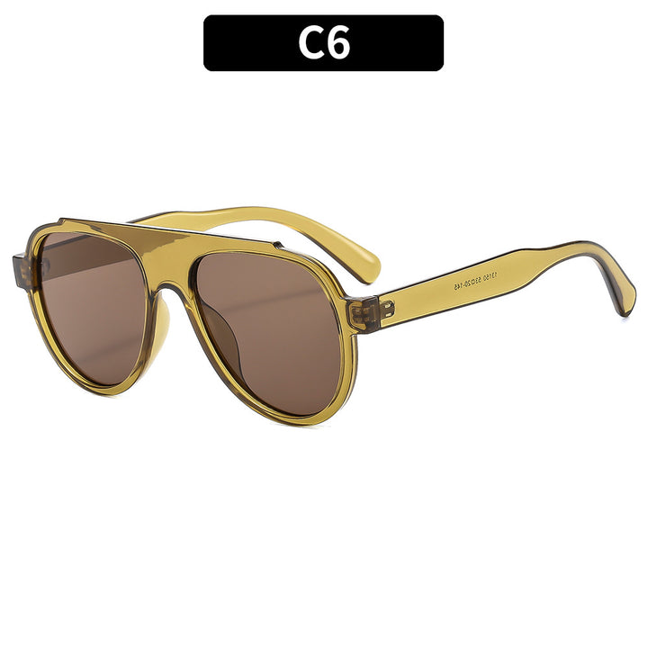 Retro-Cat-Eye Sonnenbrille mit einzigartigem Muster