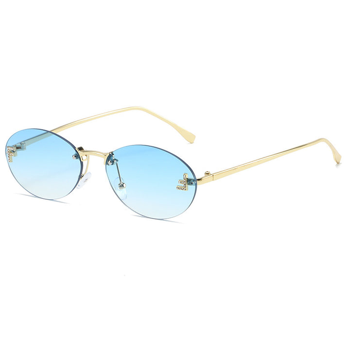 Elegante vintage-inspirierte ovale Sonnenbrillen