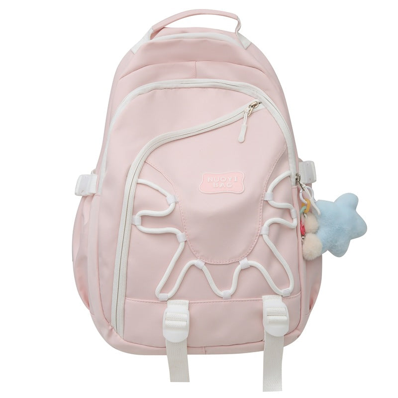 Verspielter Charakter Bestickter Rucksack Karnz