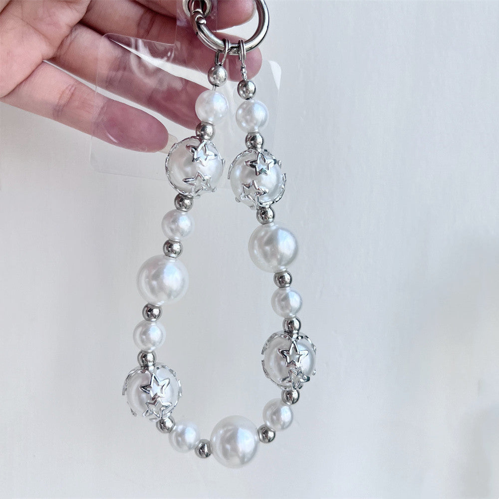 Eleganter Perlenverzierter Charm-Schlüsselanhänger Karnz
