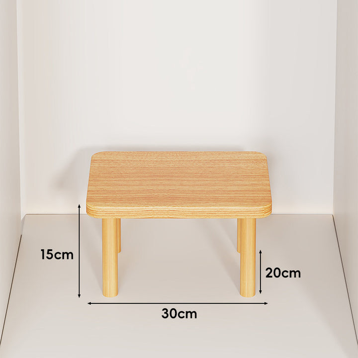 Verstellbarer Mehrhöhe Holz Monitorständer und Desktop Regal