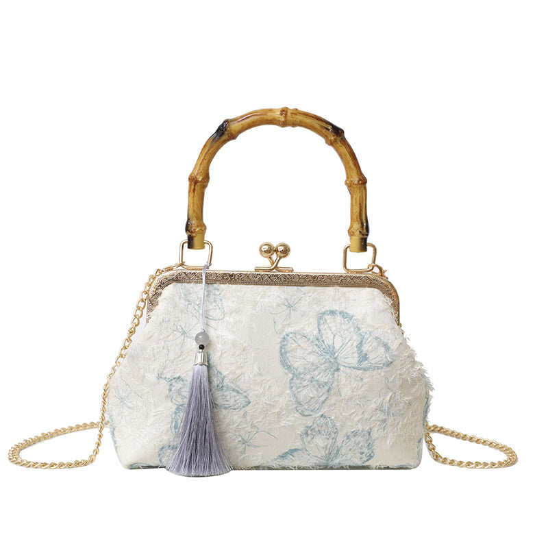 Vintage Floral Handtasche