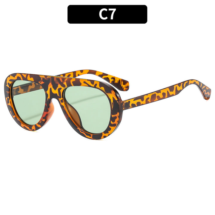 Modische Übergroße Schild Sonnenbrille