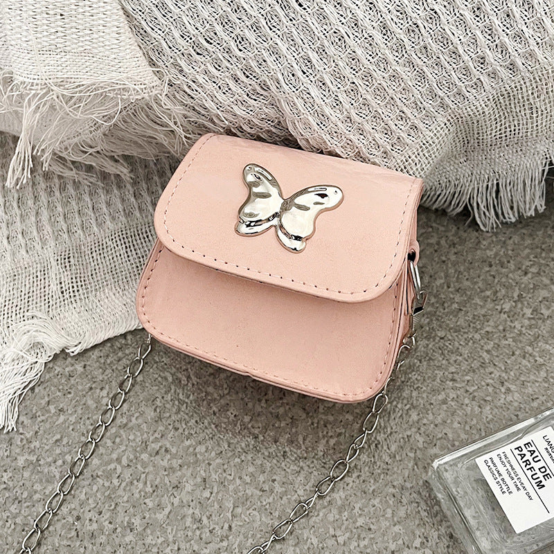 WoStylish Schmetterlingsverschluss Mini-Handtasche Karnz