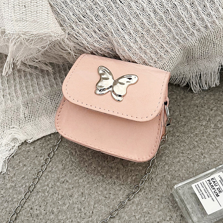 WoStylish Schmetterlingsverschluss Mini-Handtasche Karnz