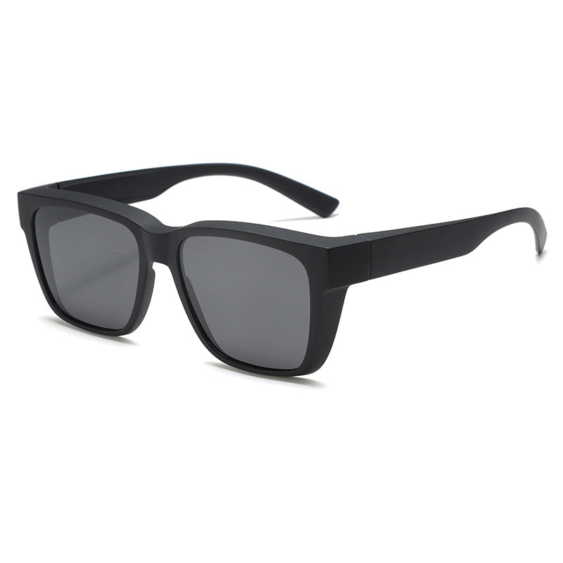 Damen moderne quadratische Sonnenbrille mit robustem Rahmen Karnz