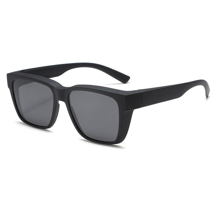 Damen moderne quadratische Sonnenbrille mit robustem Rahmen Karnz